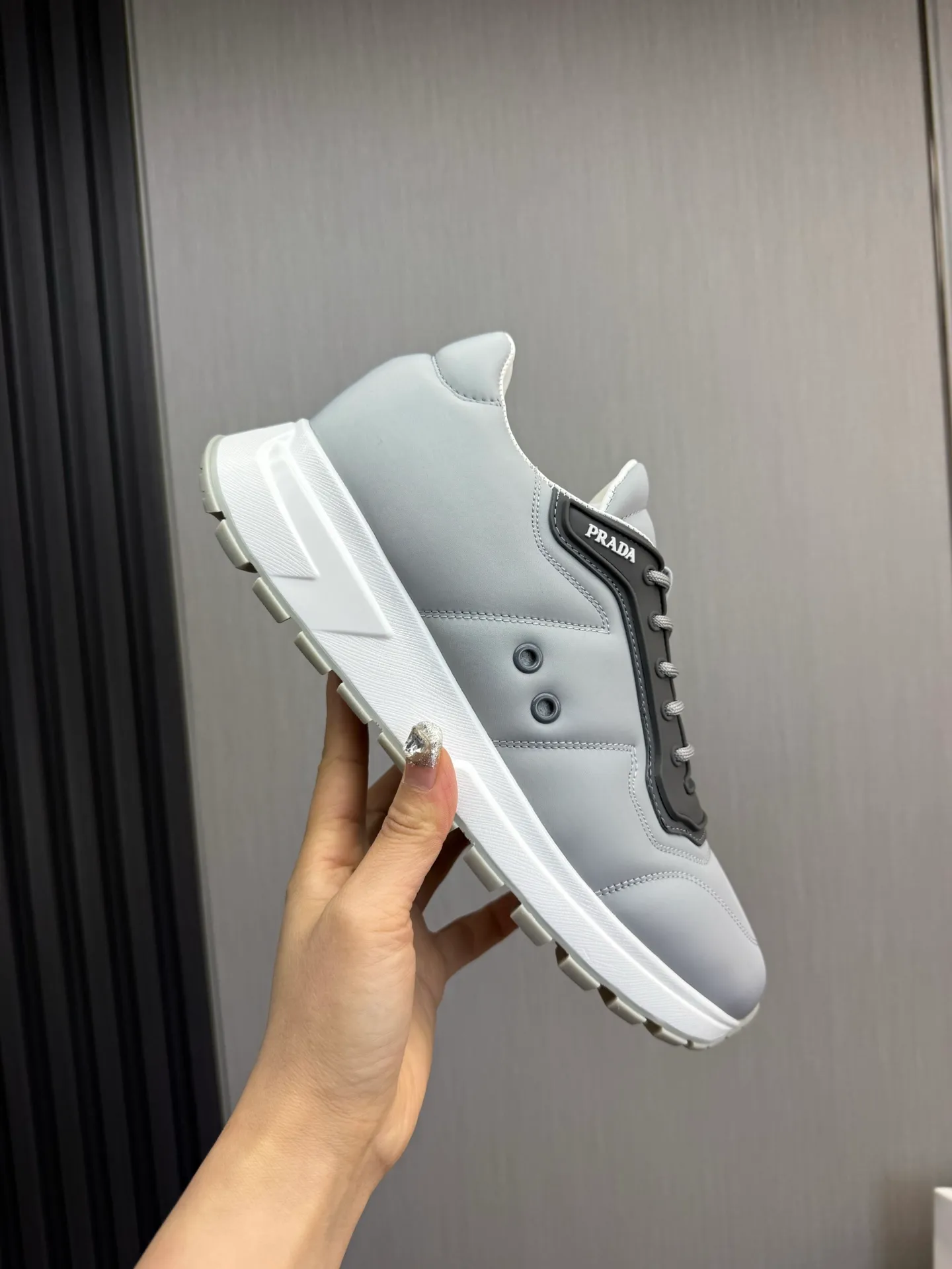 Men's shoes 💰560💰 [PRADA] Popular men's shoes shipped 👏Official website synchronized ⬆️Original imported waterproof fabric + cowhide lining, 1⃣️:1⃣️reproduction, original sole, 38-45 (45. Customized, non-refundable)